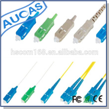 SC FC LC fibra óptica pigtail / single mode fibra óptica patch cord / fibra ótica pigtail